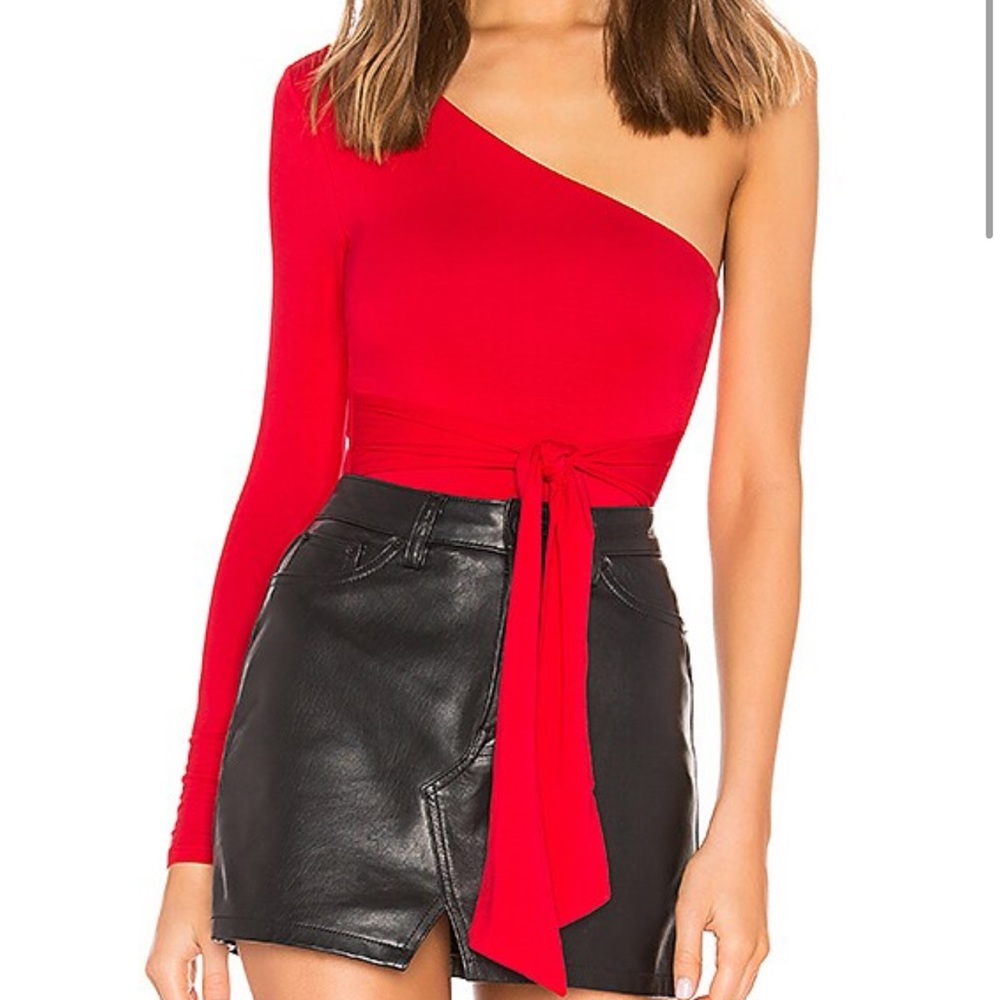 Lovers + Friends Salma One Shoulder Bodysuit